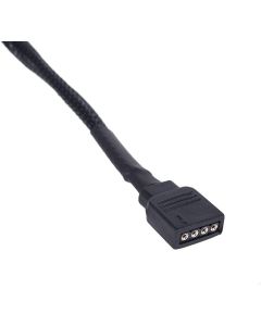 Alphacool 18539 y-Cable RGB 4pol to 3X 4pol 60cm incl. Connector - Black Cables ARGB RGB LED Cables