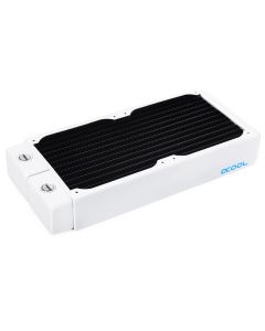 Alphacool 18647 NexXxoS XT45 Full Copper 240mm Radiator V.2 - White Special Edition