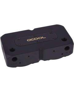Alphacool 13322 Eisdecke D5 Dual Brass top - deep Black Water Cooling Pumps