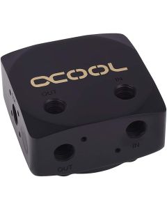 Alphacool 13320 Eisdecke D5 Brass top - deep Black Water Cooling Pumps