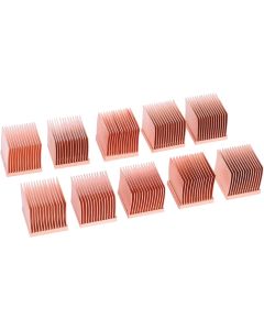 Alphacool 17427 GPU RAM Copper Heatsinks 14x14mm - 10pcs Air Cooling Passive Coolers